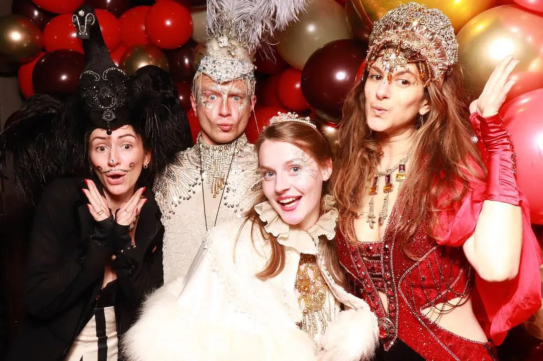 Theatrical scene staged for a private corporate event